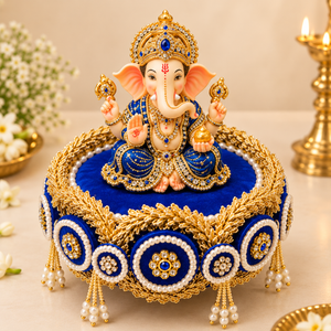 Handmade Pink God Idol Aasan/Singhasan/Chowki | 6, 8, 10 Inch
