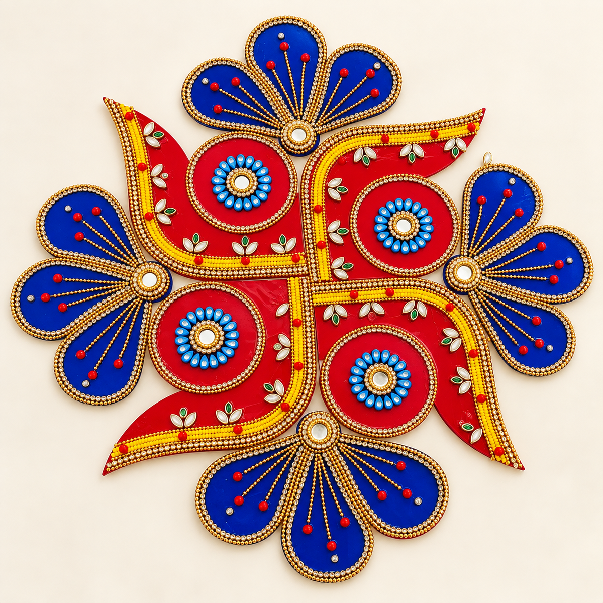 Royal Neelkamal Rangoli Décor