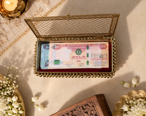 Handcrafted Antique-Finish Gift Box or Lifafa | Shagun & Keepsake Box