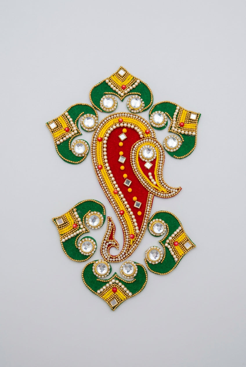 Shubh Ganesha Decorative Rangoli