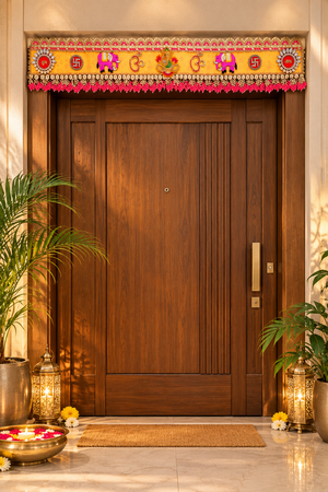 Shubh Labh Elephant Door Toran/ Bandhanwar