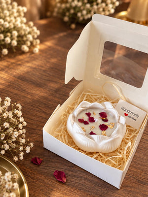 Lotus Bloom Eco-Resin Scented Candle | Shecanova