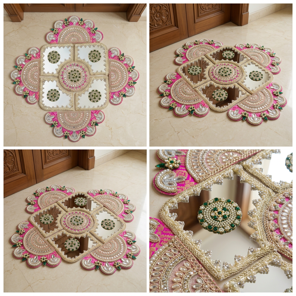 Multi-angle rangoli preview
