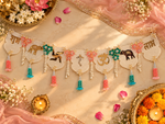 Handcrafted Shubh Labh Elephant & Om Bandhanwar Toran