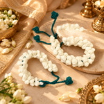 Handmade Crochet Mogra Garland/Gazra Pair