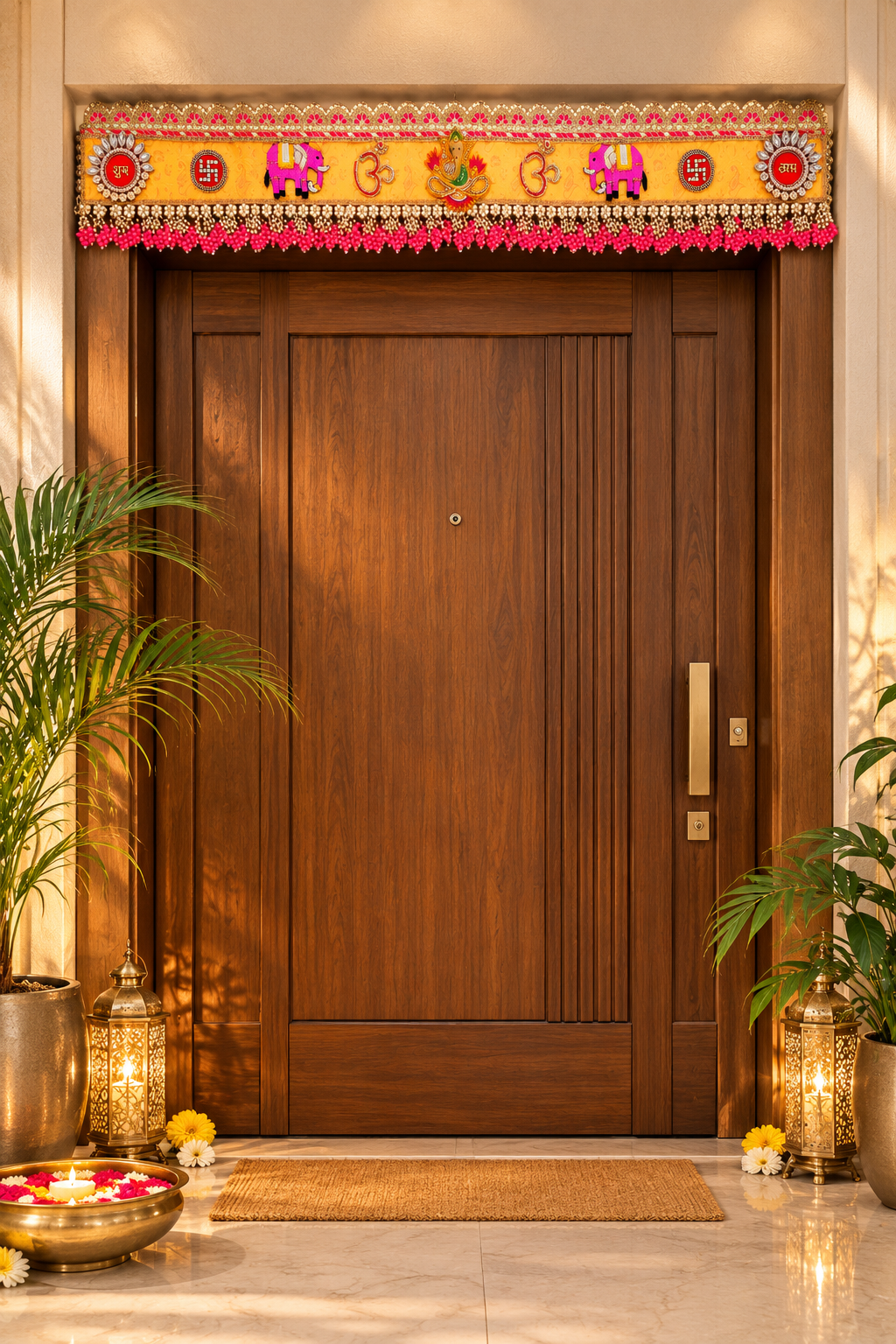 Shubh Labh Elephant Door Toran/ Bandhanwar