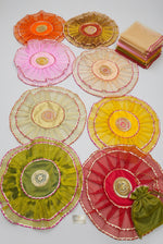 Traditional decorative thaalposh in assorted colours, one piece supplied at random