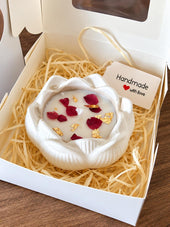 Lotus Bloom Eco-Resin Scented Candle | Shecanova